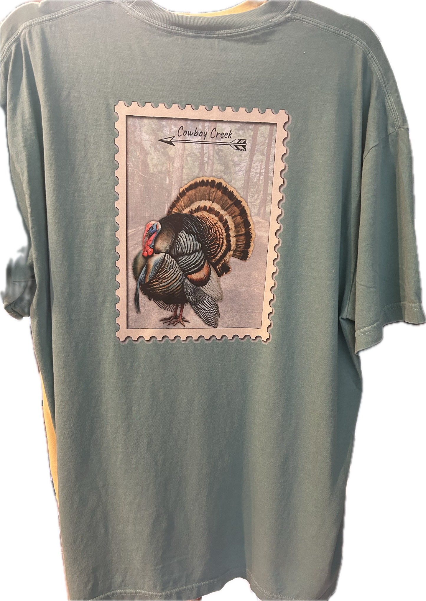 teal turkey shirt