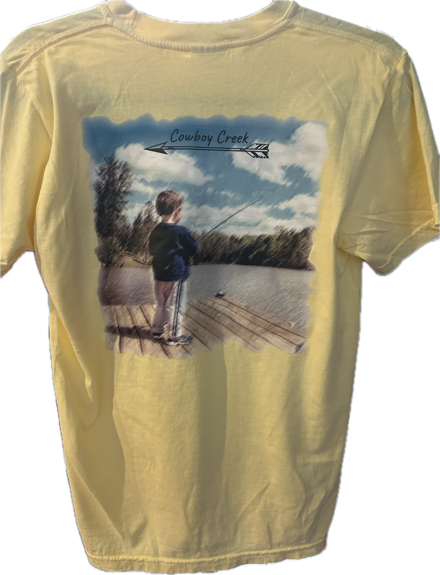 yellow spring fishing shirt